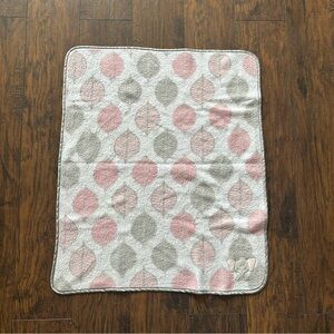 Pink and Gray Baby Blanket